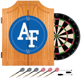 Officially Licensed NCAA Wood Dart Cabinet Set