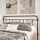Giselle Antique Graceful Dark Bronze Victorian Iron Bed by iNSPIRE Q Classic - Thumbnail 4