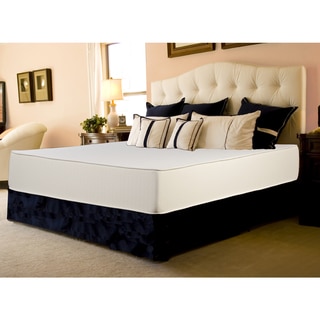 Select Luxury Flippable Medium Firm 10-inch Queen Size Foam Mattress and Foundation Set