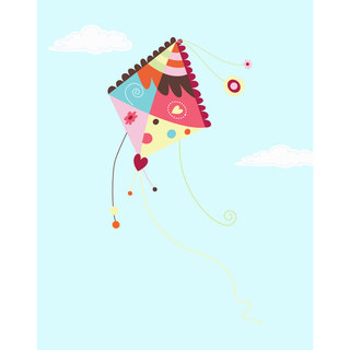 Kite in the Sky Print Art Print