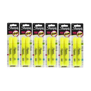 Sharpie Flourescent Yellow Chisel Tip Highlighters