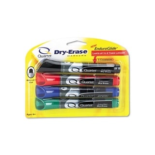 EnduraGlide Bullet Tip Dry Erase Markers (Set of 4)
