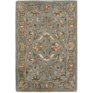 Safavieh Handmade Heritage Timeless Traditional Blue Wool Rug (2'3 x 4')