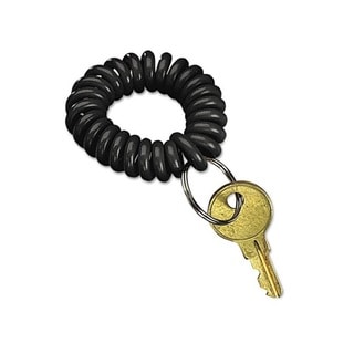 Wrist Key Coil Black Wearable Key Organizer