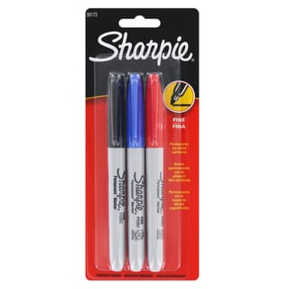 Sharpie Fine Point Permanent Markers (Set of 3)
