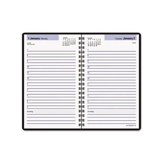 At-A-Glance 2015 Recycled Daily Black Appointment Book (4 7/8 x 8)