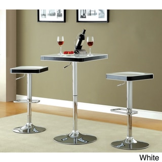Furniture of America Jetson Adjustable ABS Swivel Bar Table