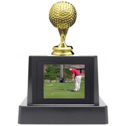 TAO F130 Golf Ball Trim Digital Photo Trophy