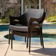 Cliff Outdoor Wicker Chairs (Set of 2) by Christopher Knight Home