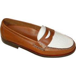 Men's David Spencer Shag Penny Loafer Tan Waxy/White Floater