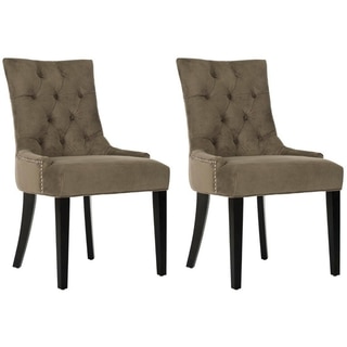 Safavieh En Vogue Dining Abby Grey Side Chairs (Set of 2)