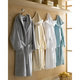 preview thumbnail 1 of 3, Hooded Turkish Cotton Bath Robe