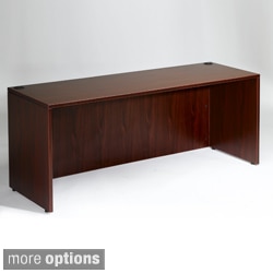 Boss 48-inch Cherry or Mahogany Finished Desk Shell