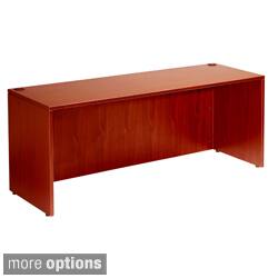 Boss 71-inch Cherry or Mahogany Finished Desk Shell
