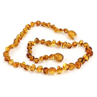 Momma Goose Baltic Amber Baroque Honey Teething Necklace