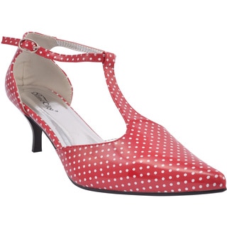 DimeCity Women's 'Retro Vivian' Polka-dot Pointed Toe Heels