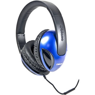 SYBA Multimedia Oblanc Cobra Blue Stereo Headphone W/In-line Micropho