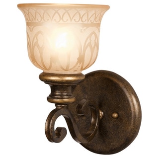 Crystorama Norwalk Collection 1-light Bronze Umber Wall Sconce