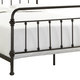 Giselle Antique Dark Bronze Graceful Lines Victorian Iron Metal King Bed by iNSPIRE Q Classic - Thumbnail 3