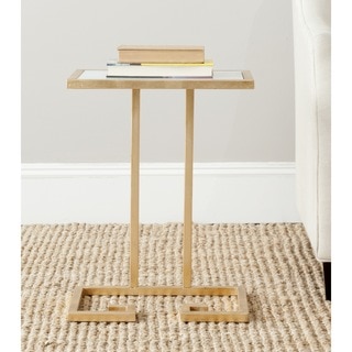 Safavieh Treasures Murphy Gold/ White Top Accent Table
