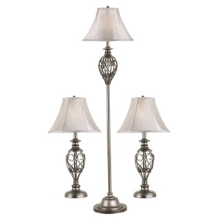 Thirsk Silver Lamps (Set of 3)