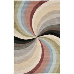 Safavieh Handmade Soho Vortex Modern Abstract Wool Rug (7' 6 x 9' 6)