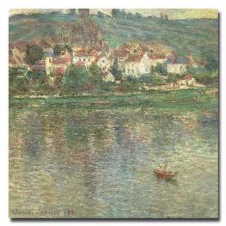 Claude Monet 'Vetheuil, 1901' Canvas Art