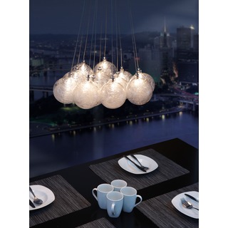 Cosmos 12-light Clear Ceiling Lamp