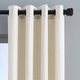 Grand Luxe 100-Percent Linen Gotham Grommet Top Curtain Panel - Thumbnail 11