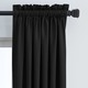 Grand Luxe Gotham 100-Percent Linen Rod Pocket Curtain Panel - Thumbnail 12