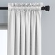 Grand Luxe Gotham 100-Percent Linen Rod Pocket Curtain Panel - Thumbnail 18