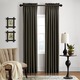 Grand Luxe Gotham 100-Percent Linen Rod Pocket Curtain Panel - Thumbnail 8