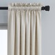 Grand Luxe Gotham 100-Percent Linen Rod Pocket Curtain Panel - Thumbnail 15