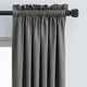Grand Luxe Gotham 100-Percent Linen Rod Pocket Curtain Panel - Thumbnail 14