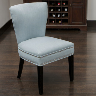 Jackie Ocean Blue Accent Dining Chair by Christopher Knight Home