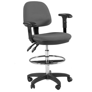 Offex Grey Adjustable Drafting Chair