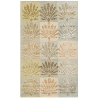 Martha Stewart Sanctuary Oasis Silk/ Wool Rug (3'9 x 5'9)