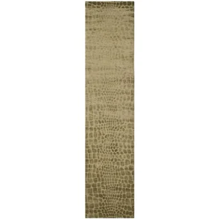 Martha Stewart by Safavieh Amazonia River/ Bank Silk Blend Rug (2'3 x 10')