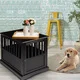 Wooden End Table and Pet Crate - Thumbnail 11