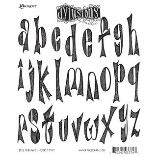 Dyan Reaveley's Dylusions Cling Stamp Collection-Dy's Alphabet