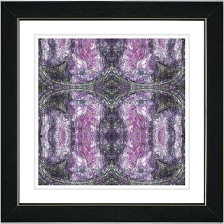 Studio Works Modern 'Purple Celtic Symmetry' Framed Print