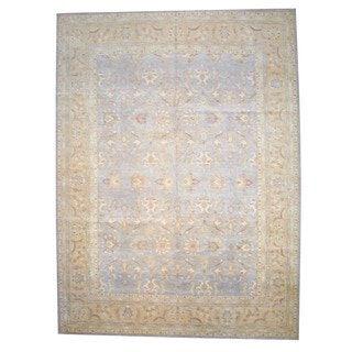Herat Oriental Afghan Hand-knotted Vegetable-dyed Wool Area Rug (13' x 17'5)