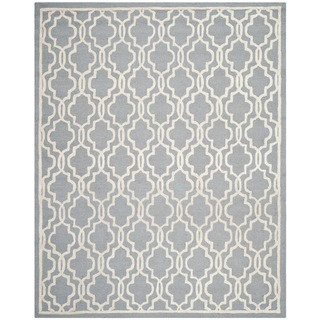 Safavieh Hand-tufted Moroccan Cambridge Silver Traditional Wool Rug (6' x 9')
