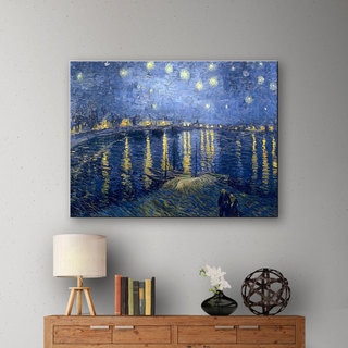 Vincent van Gogh 'Starry Night Over the Rhone' Gallery-wrapped Canvas