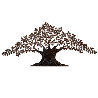 Casa Cortes Handcrafted Tree of Life Large Metal Wall Art Decor
