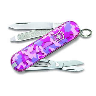 Victorinox Swiss Army Classic SD Pink Camo Pocket Knife