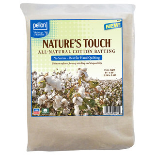 Pellon Full-size Natures Touch 81 x 96-inch Non-scrim Natural Cotton Batting