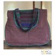 Handmade Silk 'Eri Sweetheart' Large Shoulder Bag (India) - Thumbnail 0
