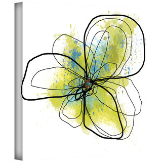 Jan Weiss 'Citron Petals II' Gallery-Wrapped Canvas