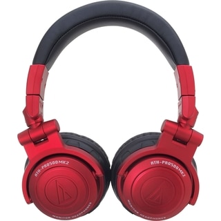 Audio-Technica ATH-PRO500MK2RD Professional DJ Monitor Headphones